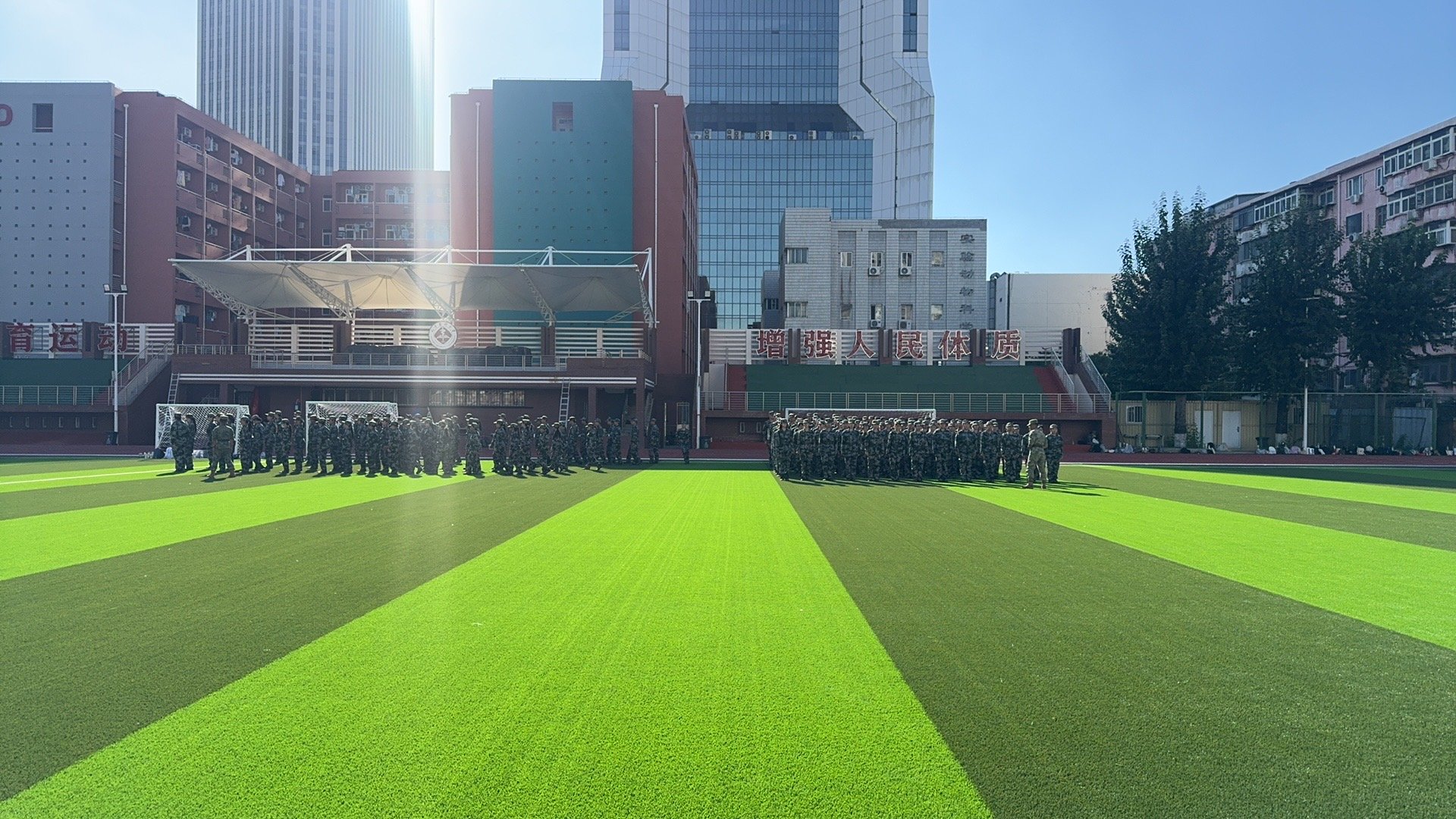 天津医科大学体育场照明工程