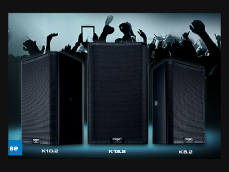 QSC k.2 series loudspeakers
